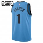 Los Angeles Clippers Trikot James Harden Nike 2024-25 City Edition Blau Swingman - Kinder